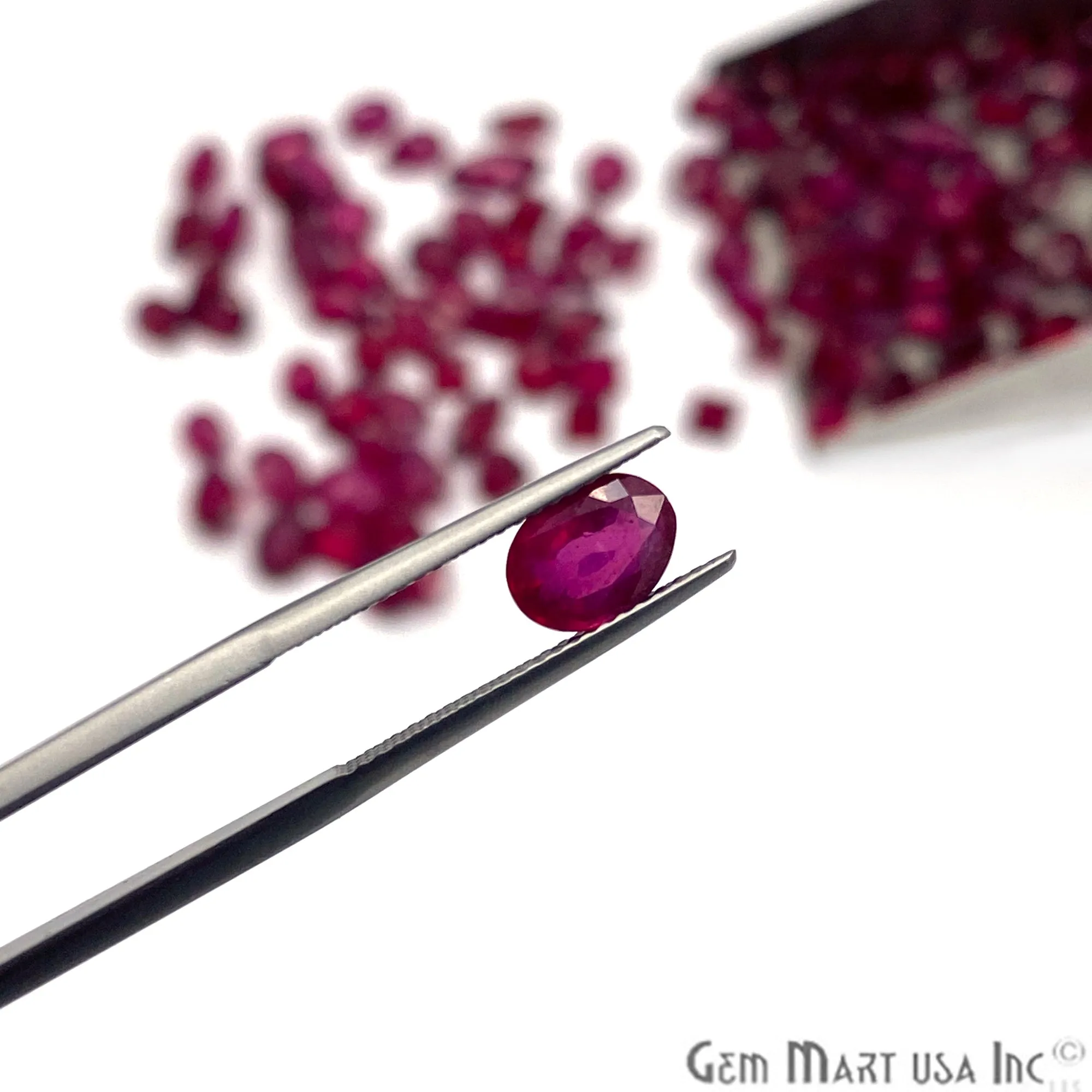 10 Carat Ruby Gemstone Mix Shaped Lot Precious Loose Gems