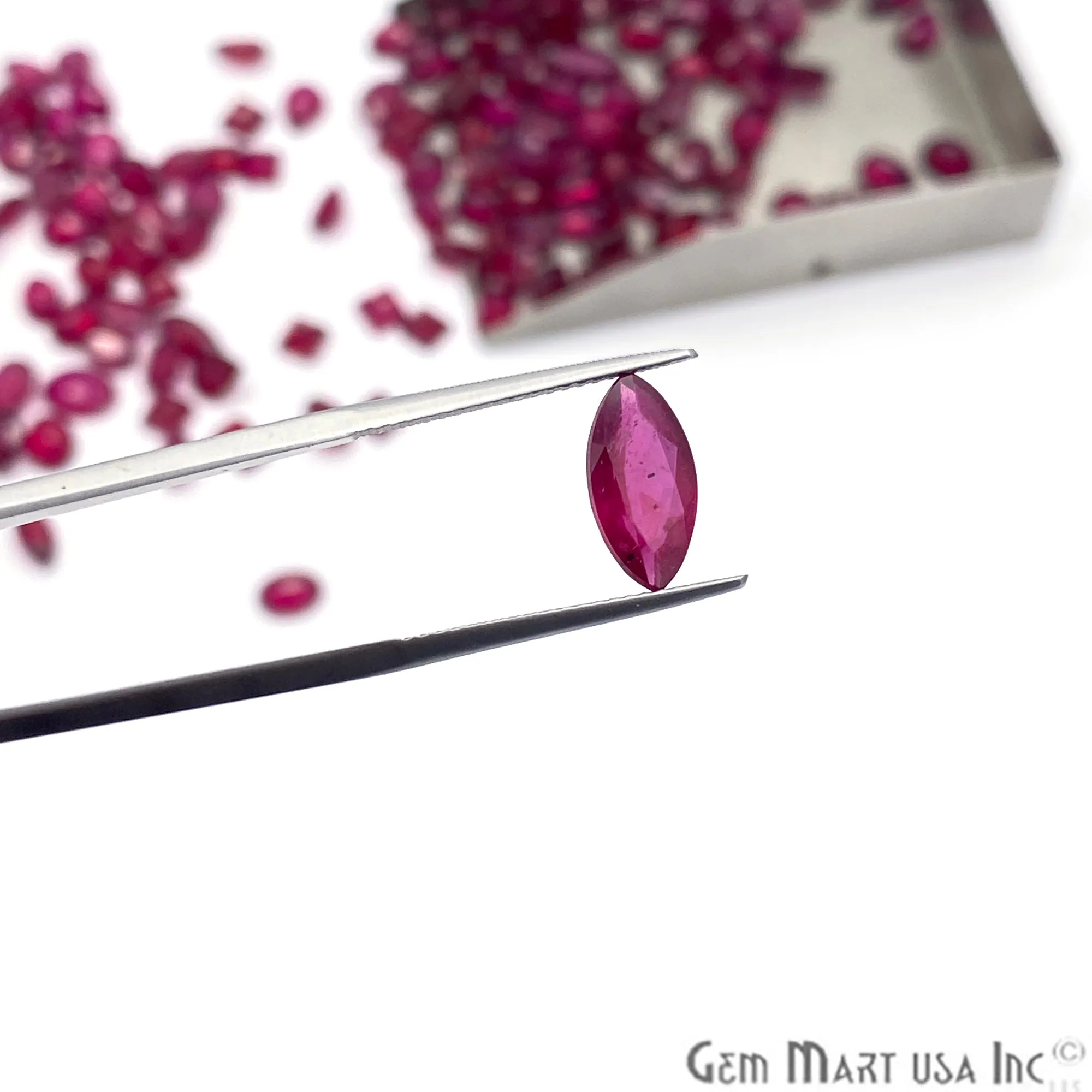 10 Carat Ruby Gemstone Mix Shaped Lot Precious Loose Gems
