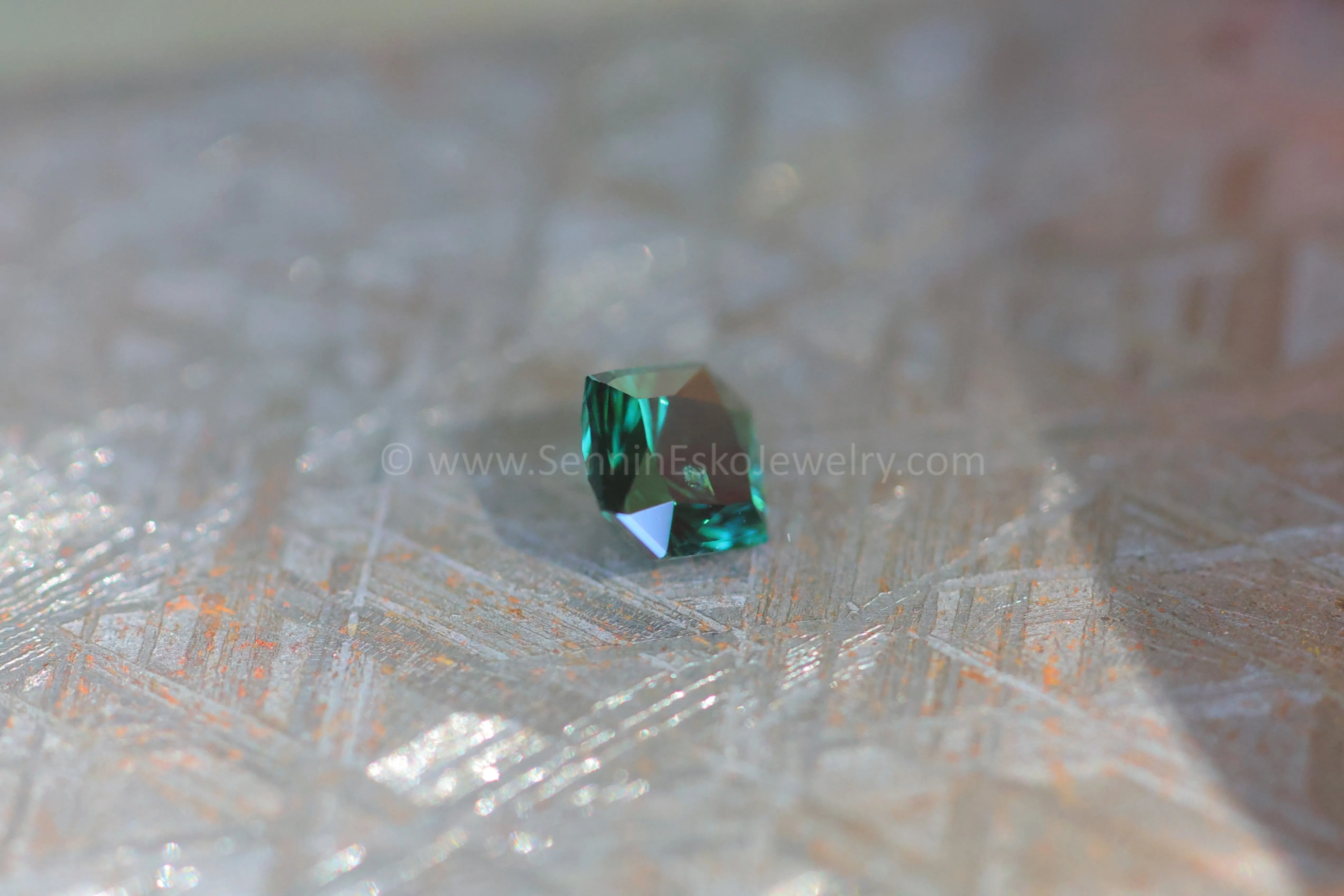 1.1ct Forest Green Tourmaline Hexagon - 6.8x7.1mm