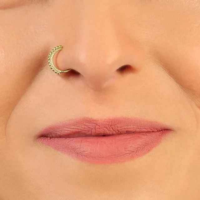 14k Gold Nose Ring | Cool Breeze