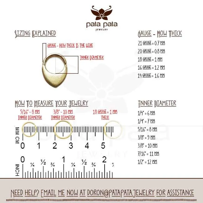 14k Gold Nose Ring | Nirvana