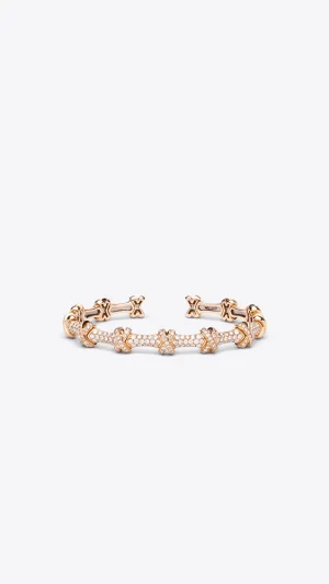 14k Rose Gold Kisses Bracelet