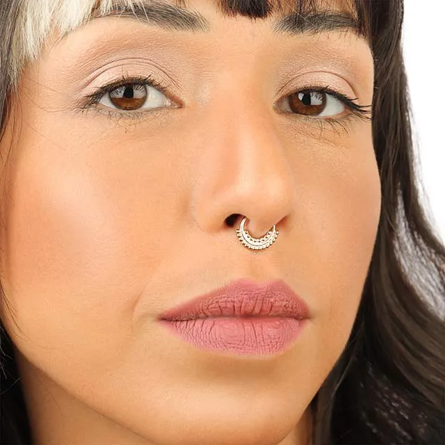 14k Rose Gold Septum Ring | Free Spirit