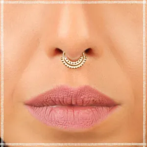 14k Rose Gold Septum Ring | Free Spirit