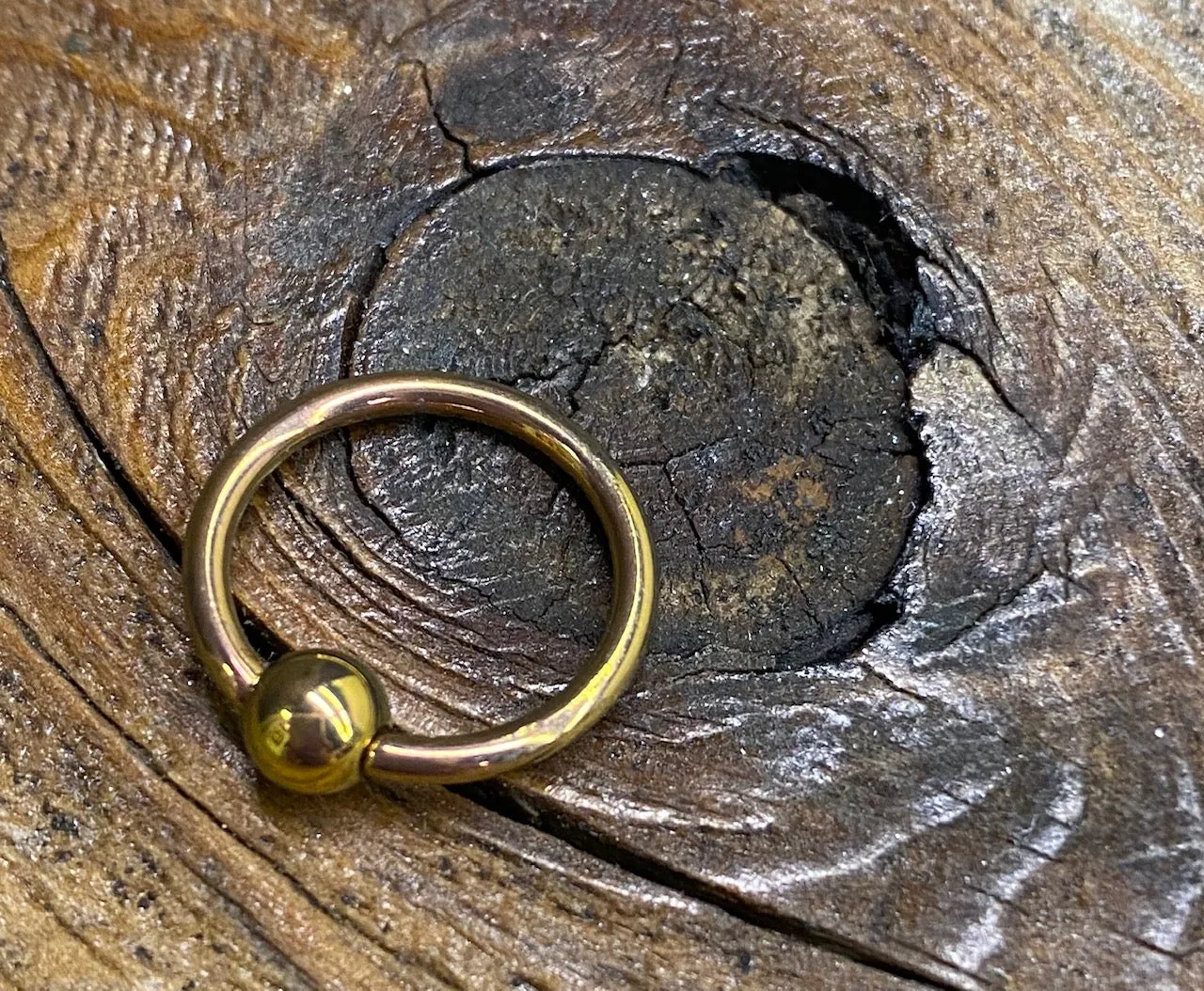 16g Anodized Niobium Captive Bead Rings