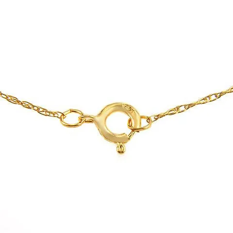 5 Carat 14K Solid White Gold Necklace Natural Citrine Pearl