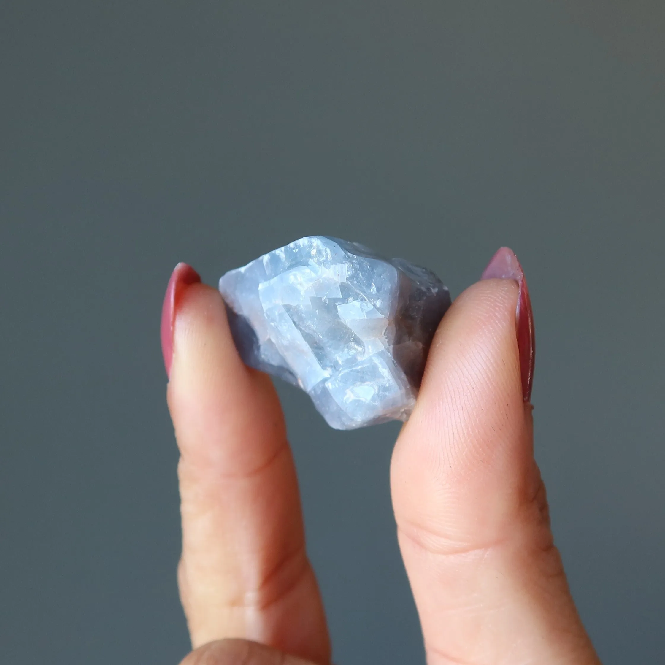 Blue Calcite Raw Crystal Stones of Heaven