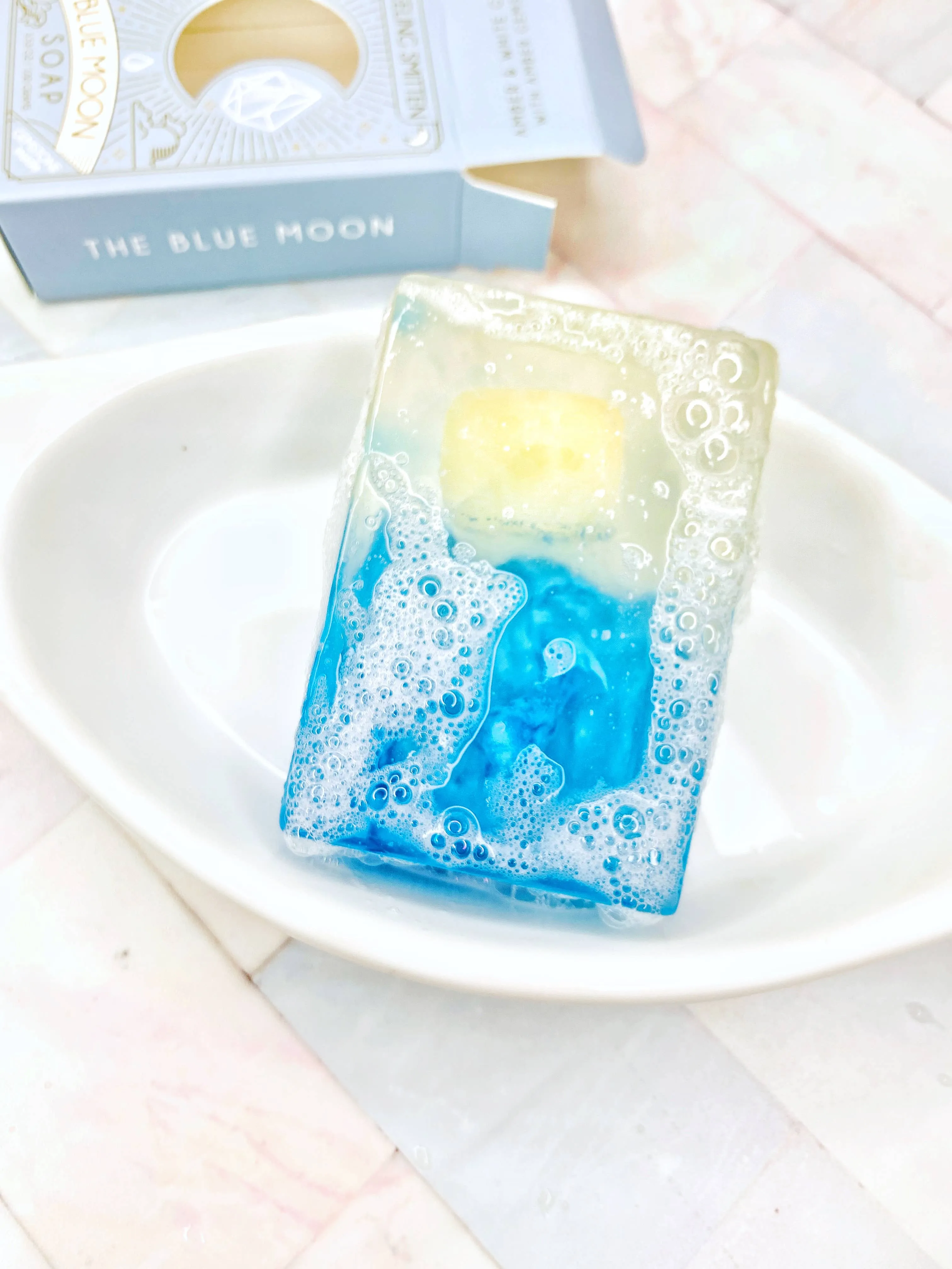 Blue Moon Soap w/ Amber