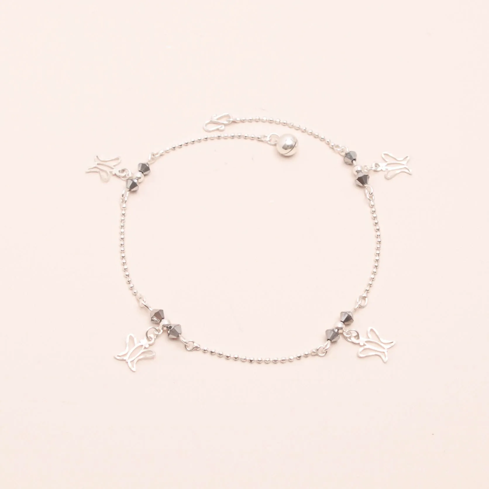 Butterfly Crystals Anklet