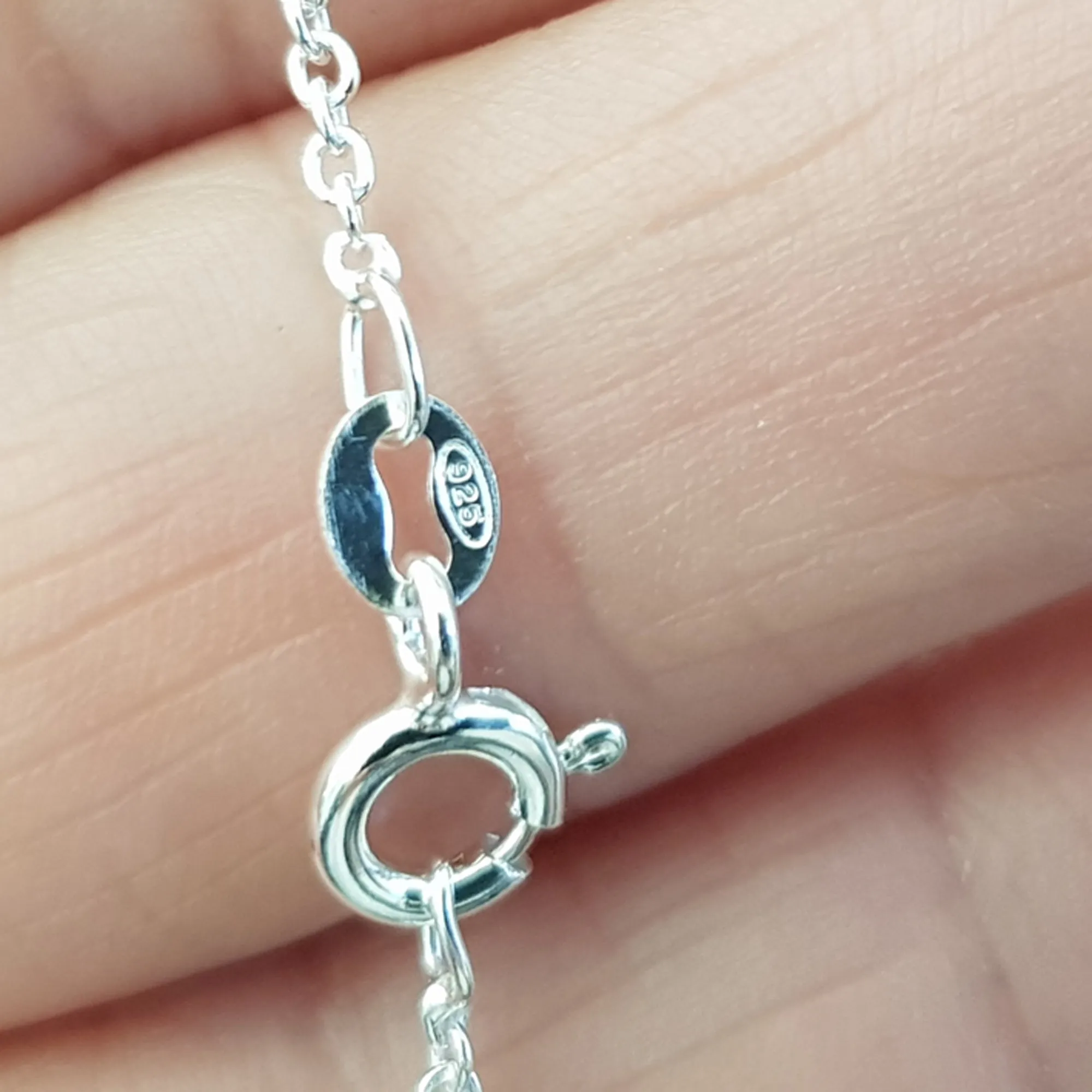 Chains - Close Cable Chain Genuine Sterling Silver Finished | SS-FChainCC | Jewellery Making Supply