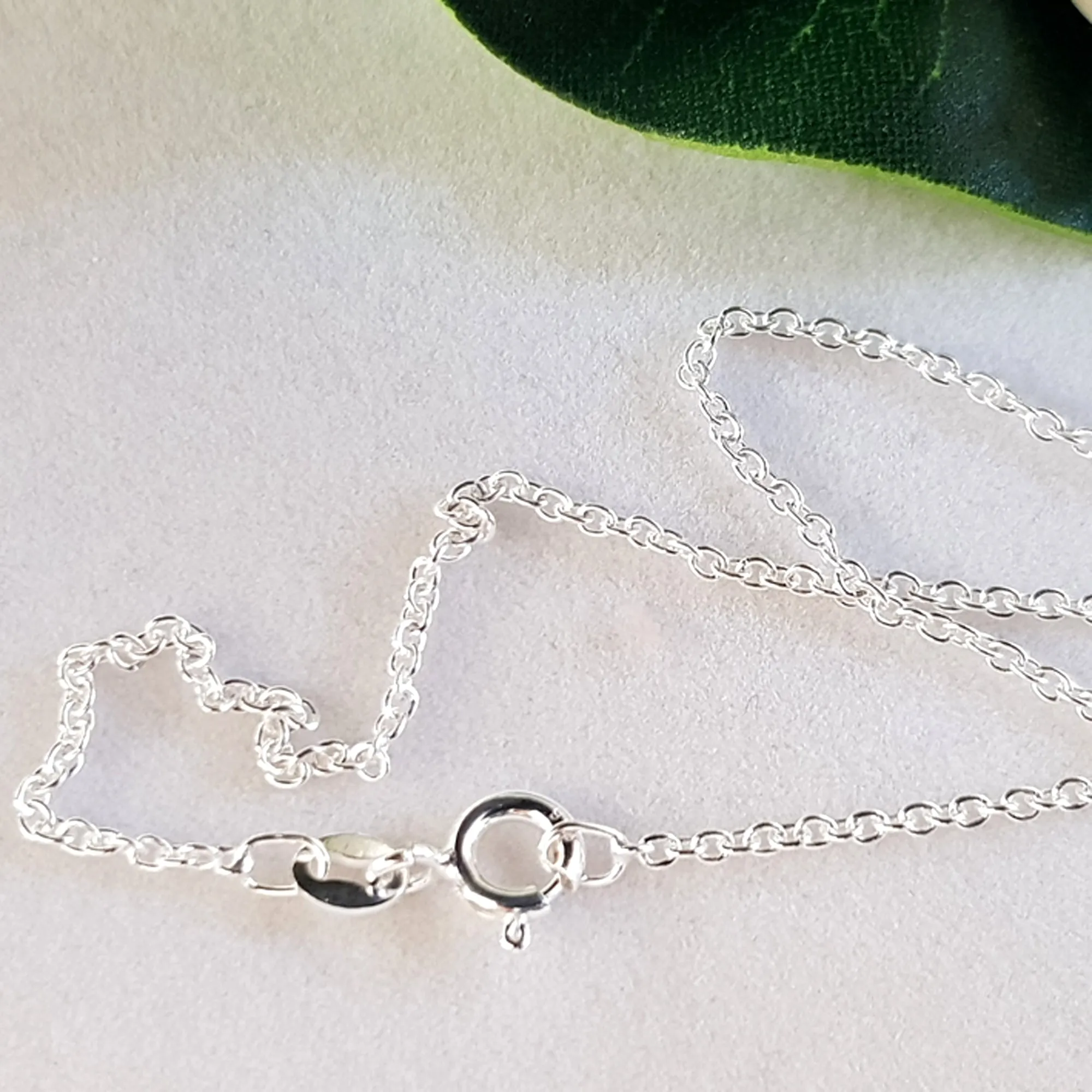 Chains - Close Cable Chain Genuine Sterling Silver Finished | SS-FChainCC | Jewellery Making Supply