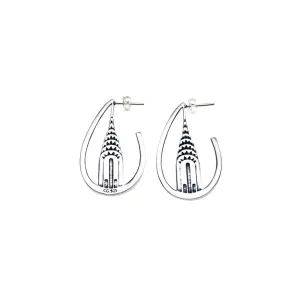 Chrysler Building Sterling Silver Earring