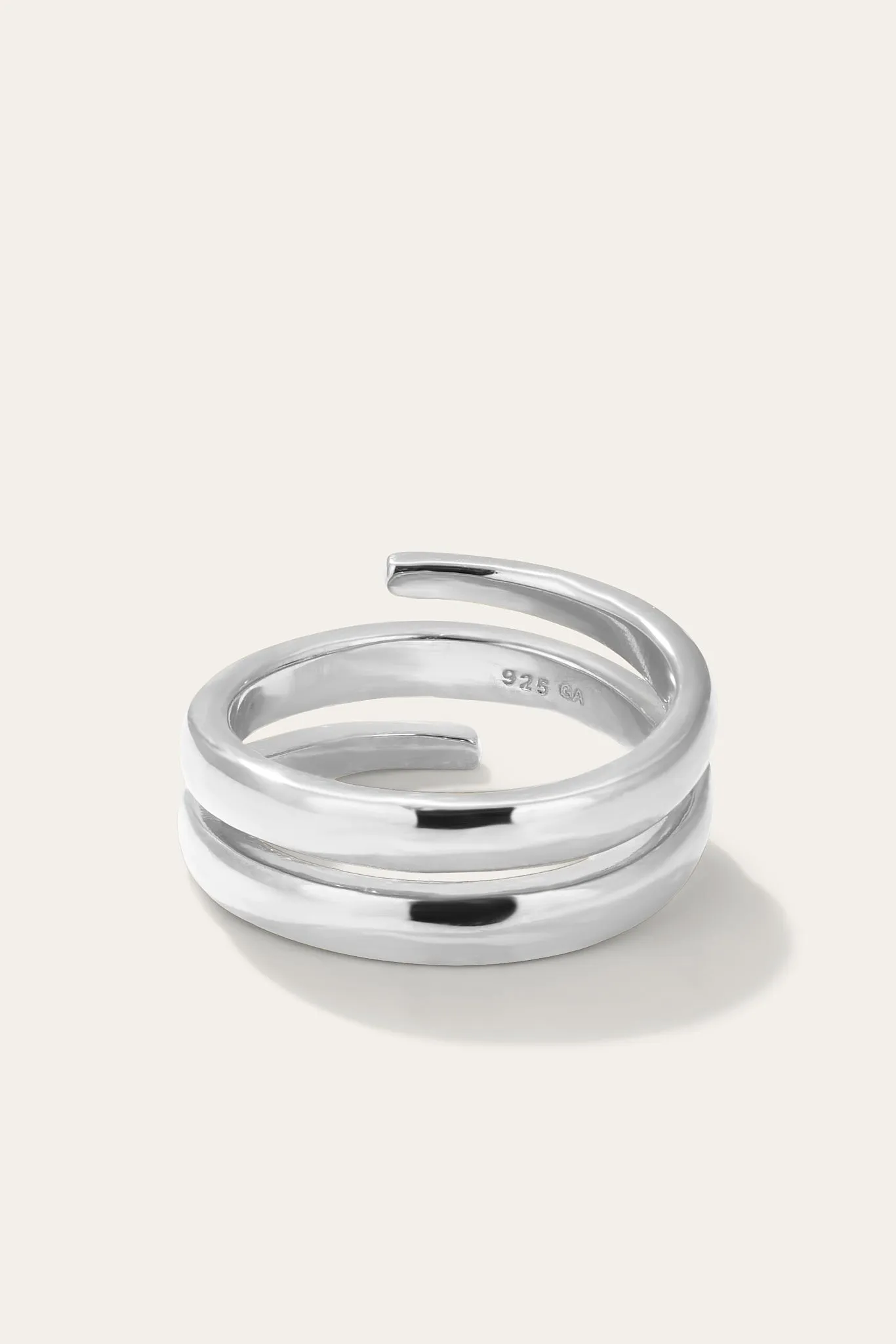 Coil Silver Ring