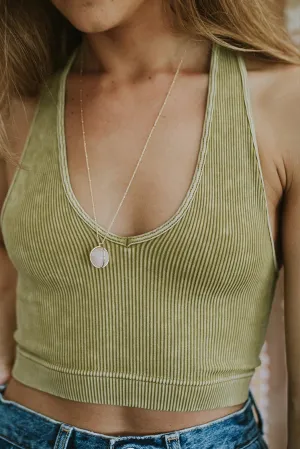 Crystal Sphere Necklace - Rose Quartz