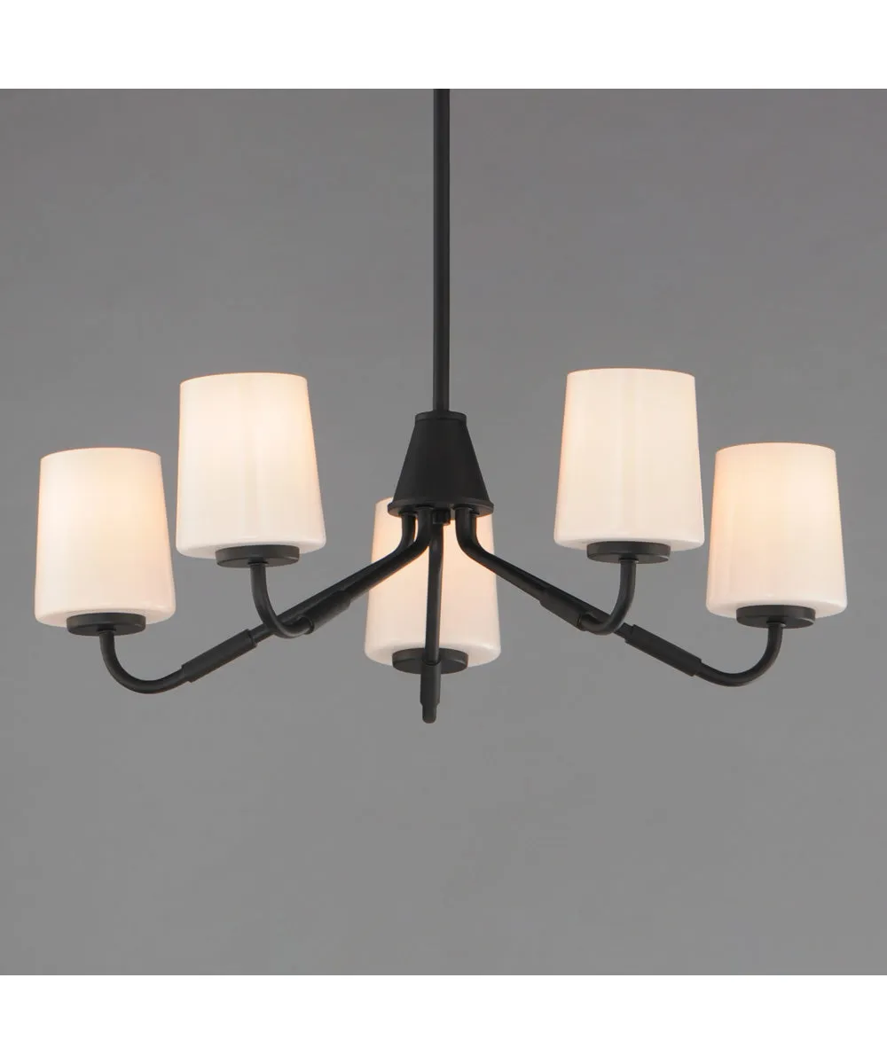 Durham 5-Light Chandelier Black
