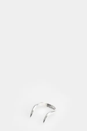 Fang silver ring