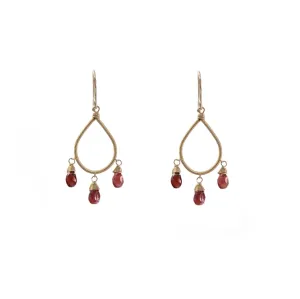 Garnet E539 Earrings