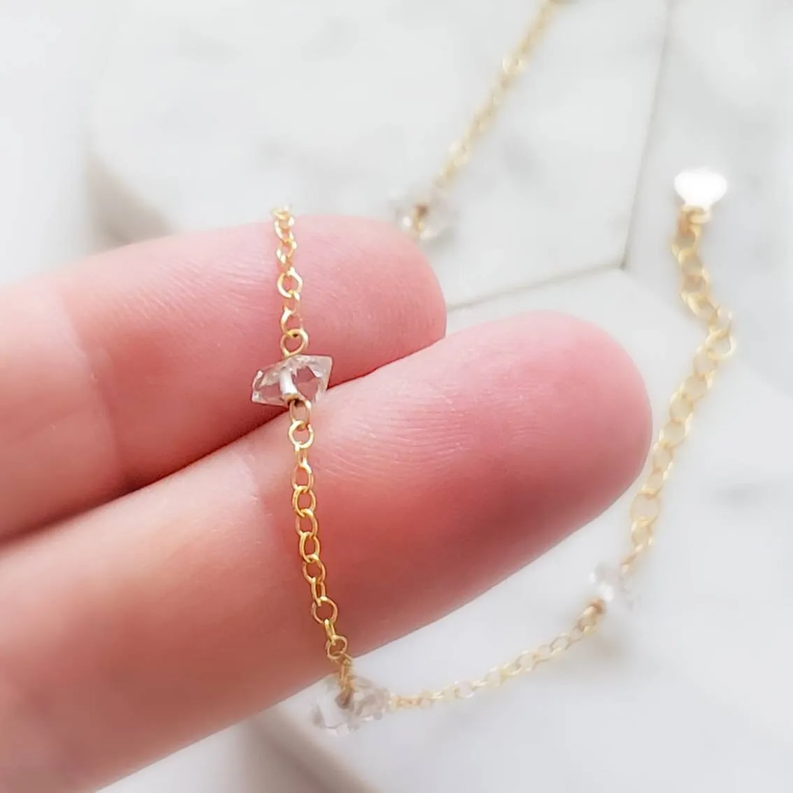 Herkimer Diamond Chain