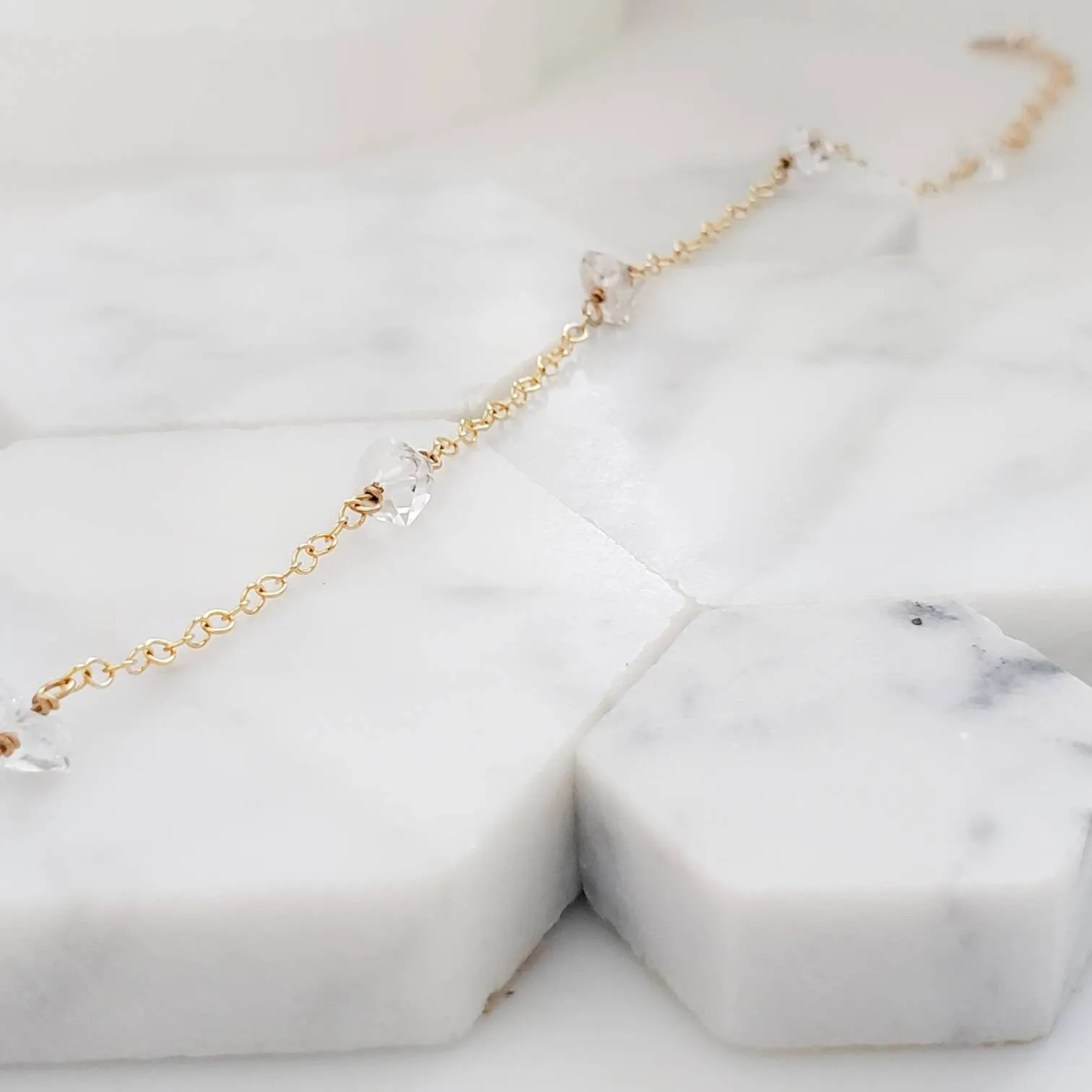 Herkimer Diamond Chain
