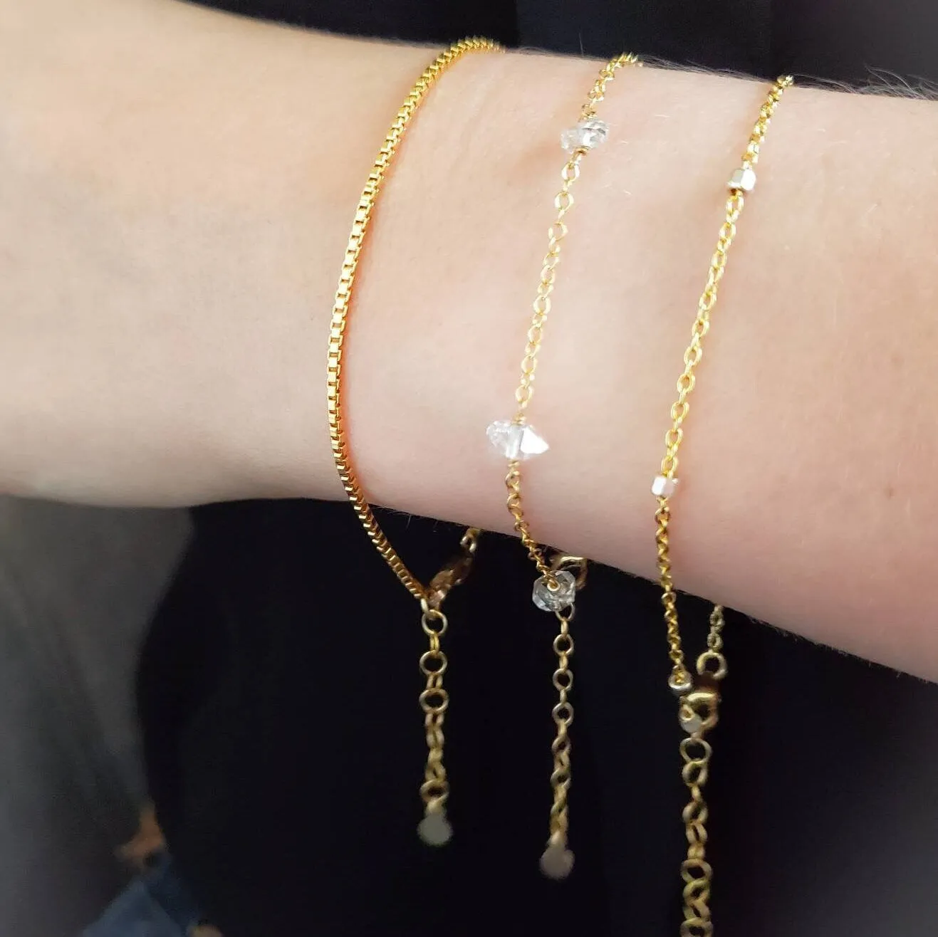 Herkimer Diamond Chain