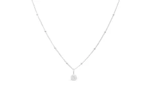 Love Letters Mini Disk Letter Necklace "N"