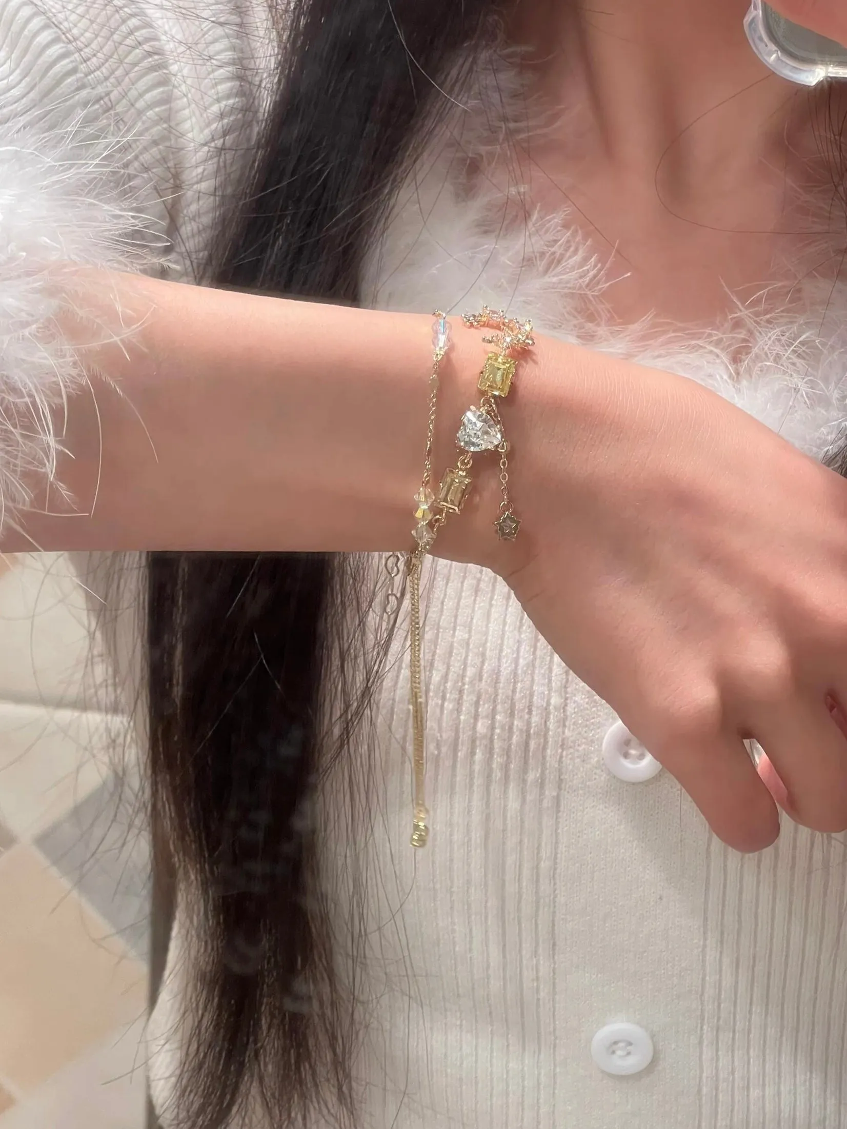 Luminous love bracelet