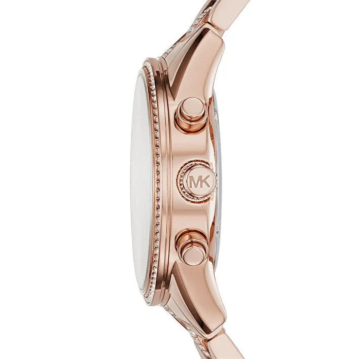 Michael Kors MK6485 Ritz Stainless Steel With Crystal Topring Women's Watch