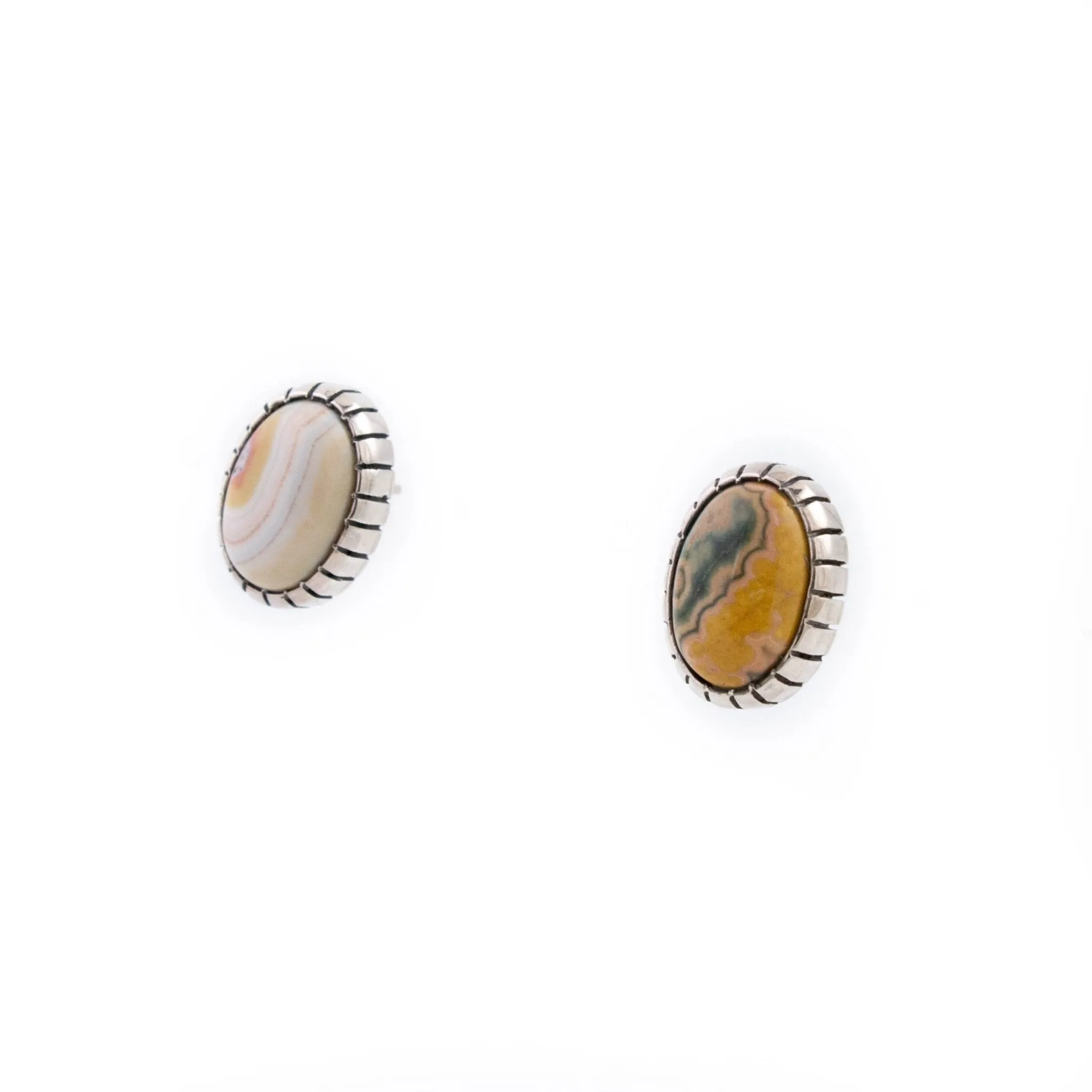 Mismatched Ocean Jasper Earrings