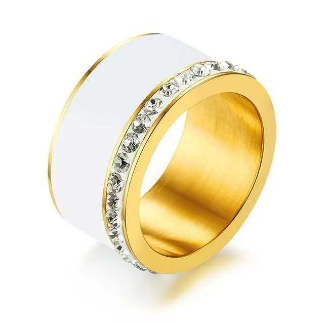 Mocha Latte Rose Gold Ring