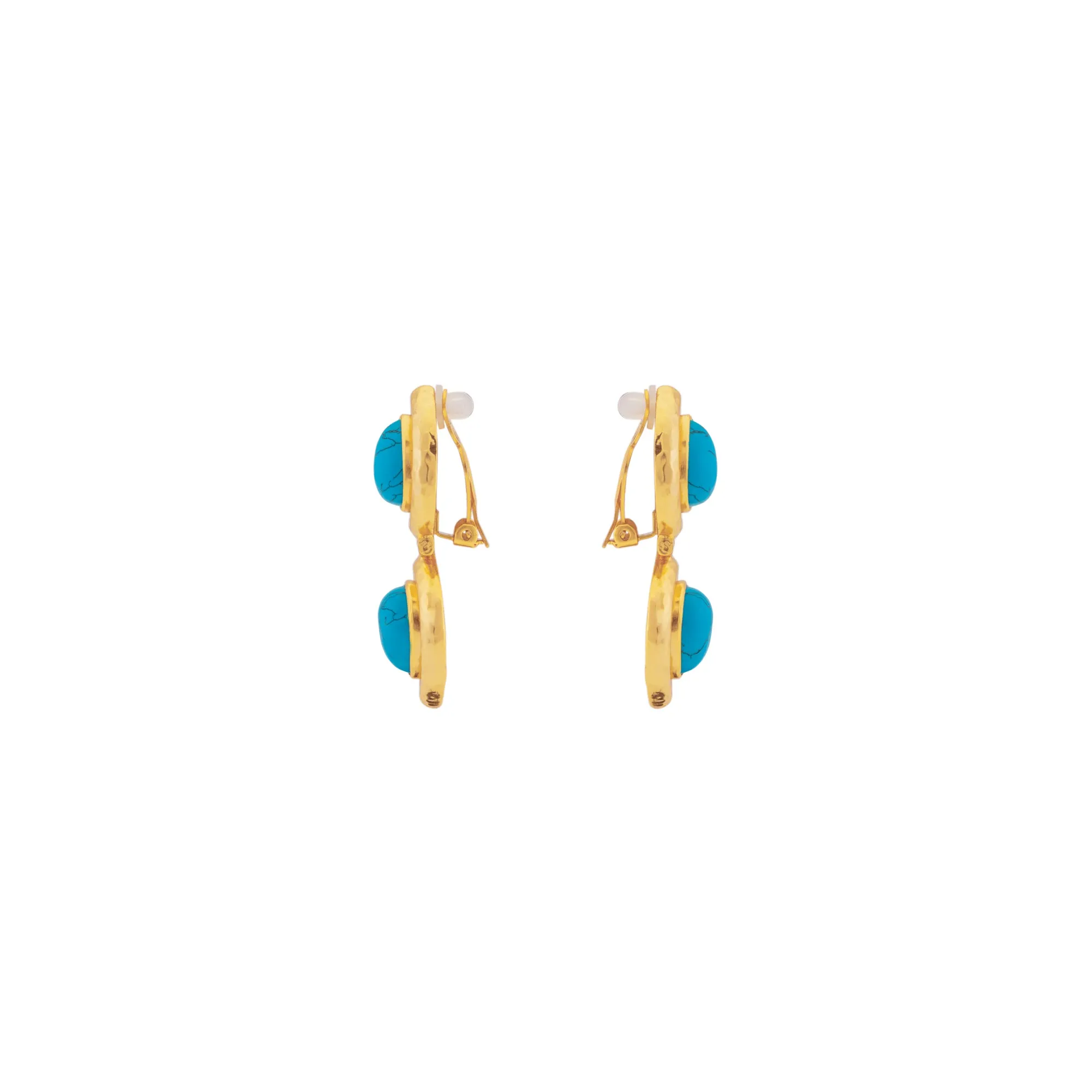 Paula Earrings Blue Turquoise