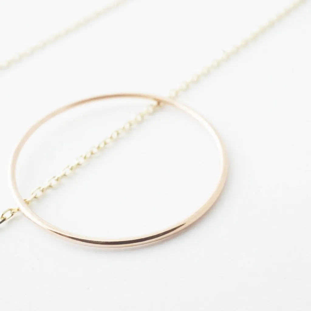Skinny Stacking Ring, 14k Gold