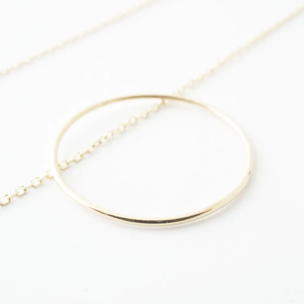 Skinny Stacking Ring, 14k Gold