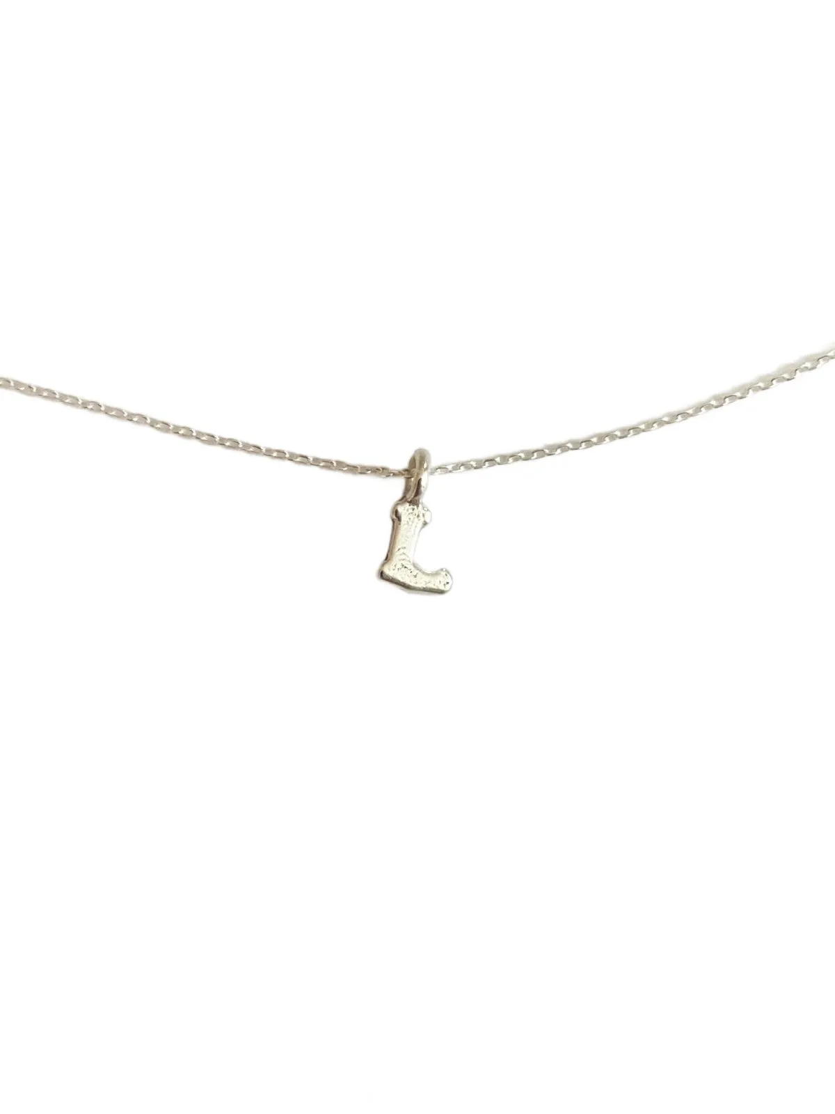 Sterling Silver Initial Necklace