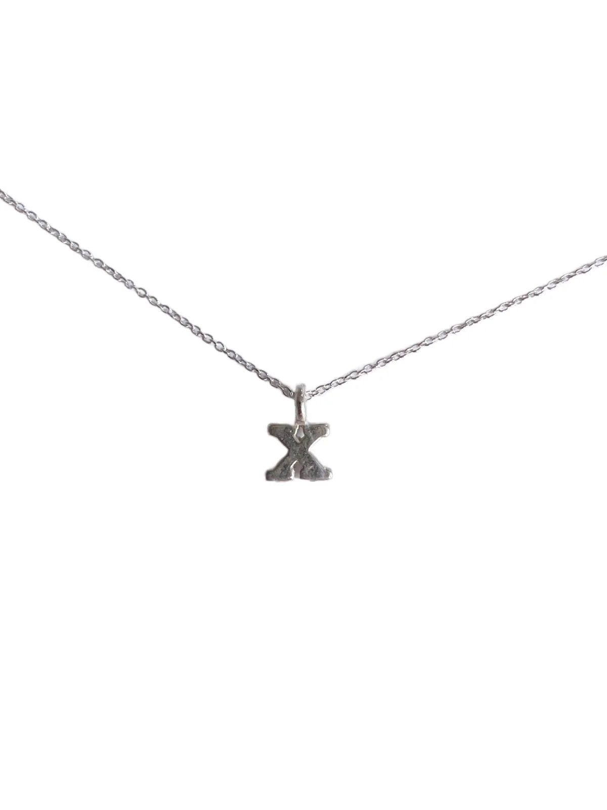 Sterling Silver Initial Necklace