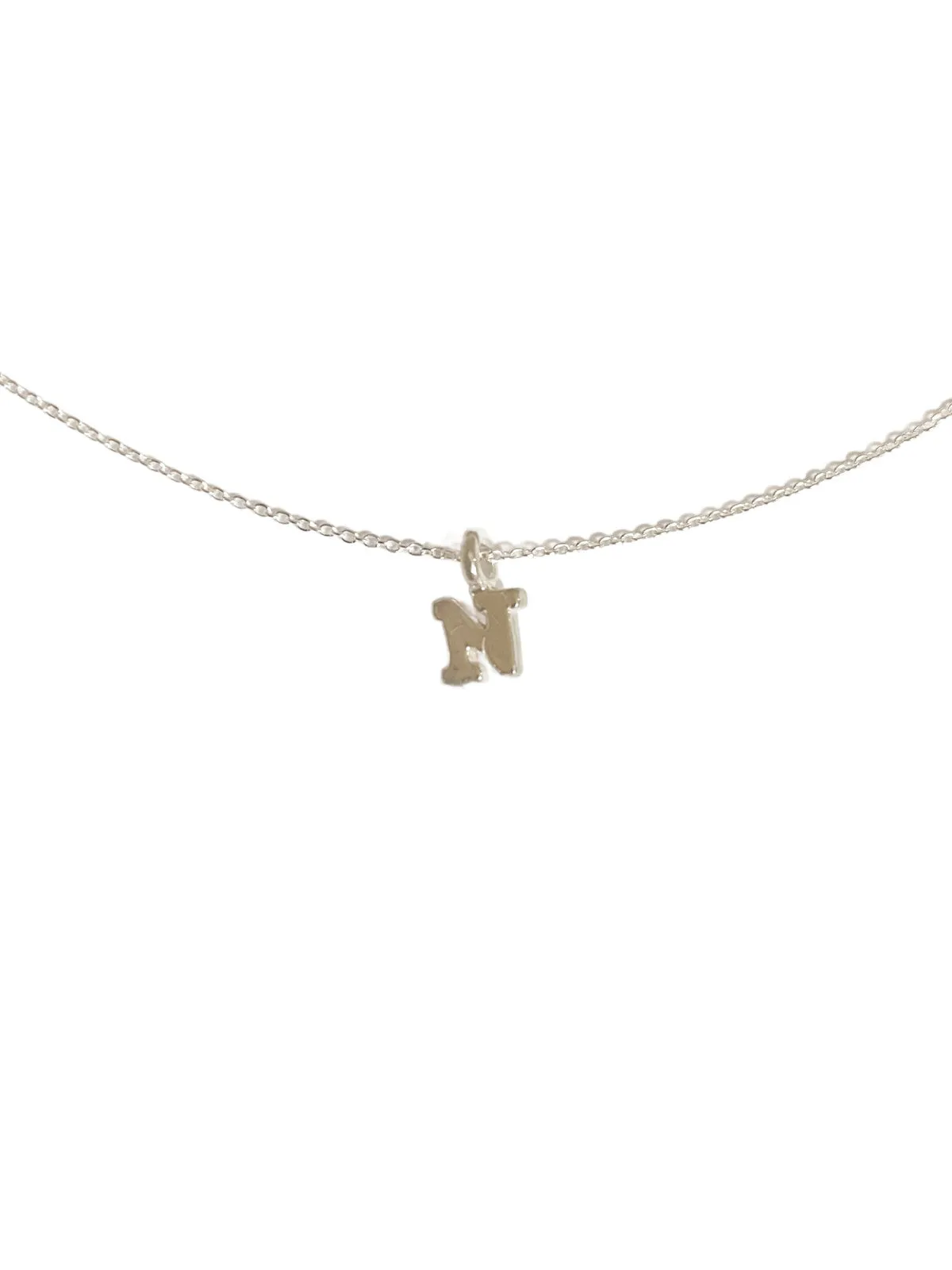 Sterling Silver Initial Necklace