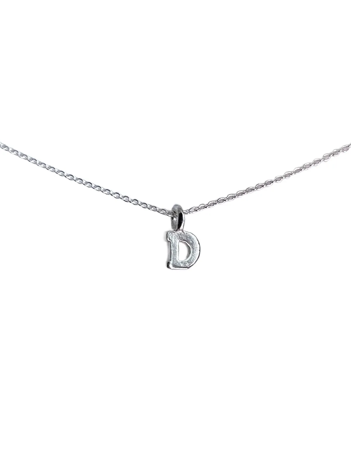 Sterling Silver Initial Necklace