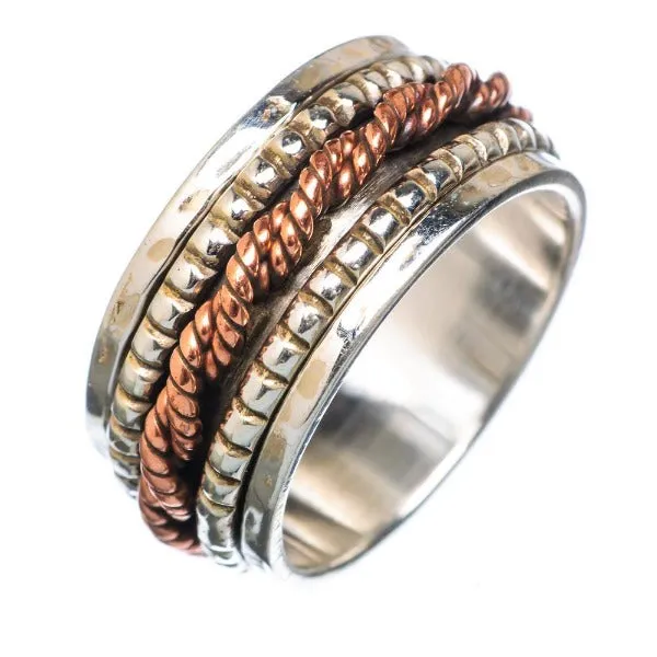 Sterling Silver Spinning Meditation ring