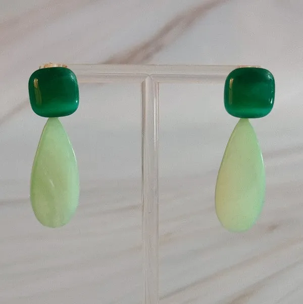 TEEK - Pastel Breeze Double Stone Earrings