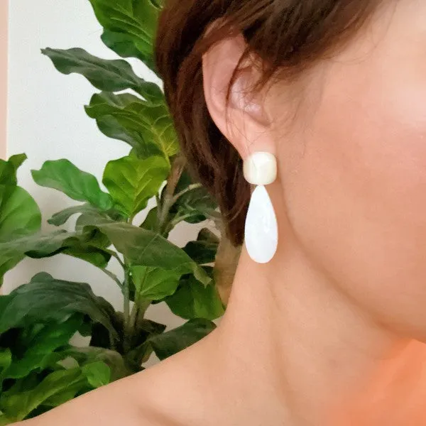 TEEK - Pastel Breeze Double Stone Earrings