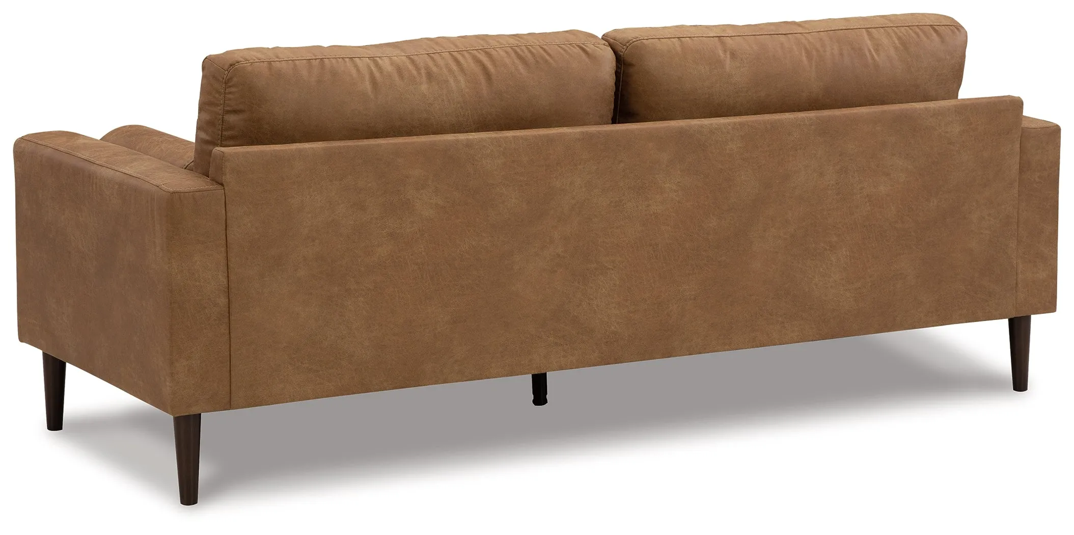 Telora Sofa, Loveseat, Chair and Ottoman in Caramel