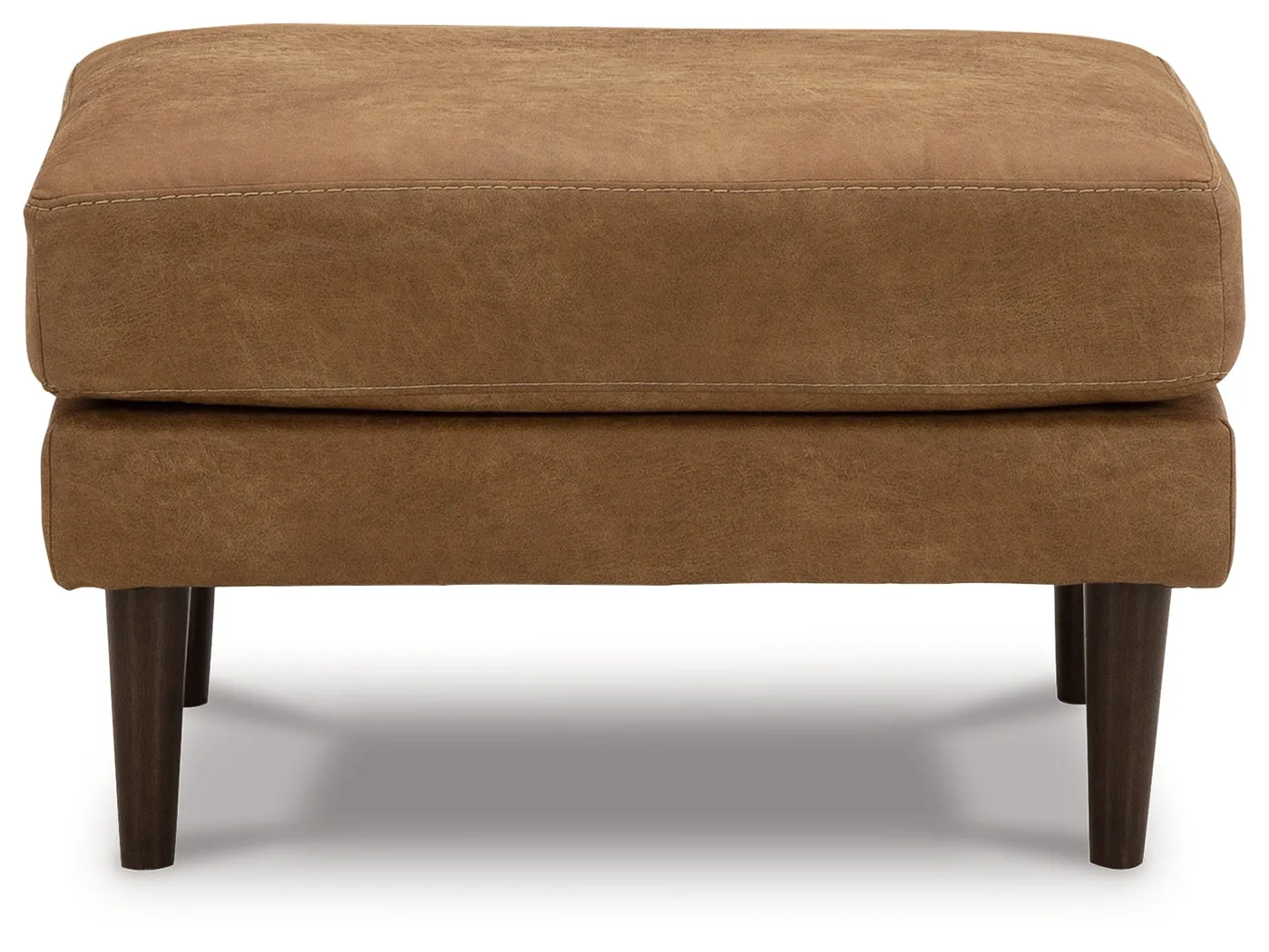 Telora Sofa, Loveseat, Chair and Ottoman in Caramel