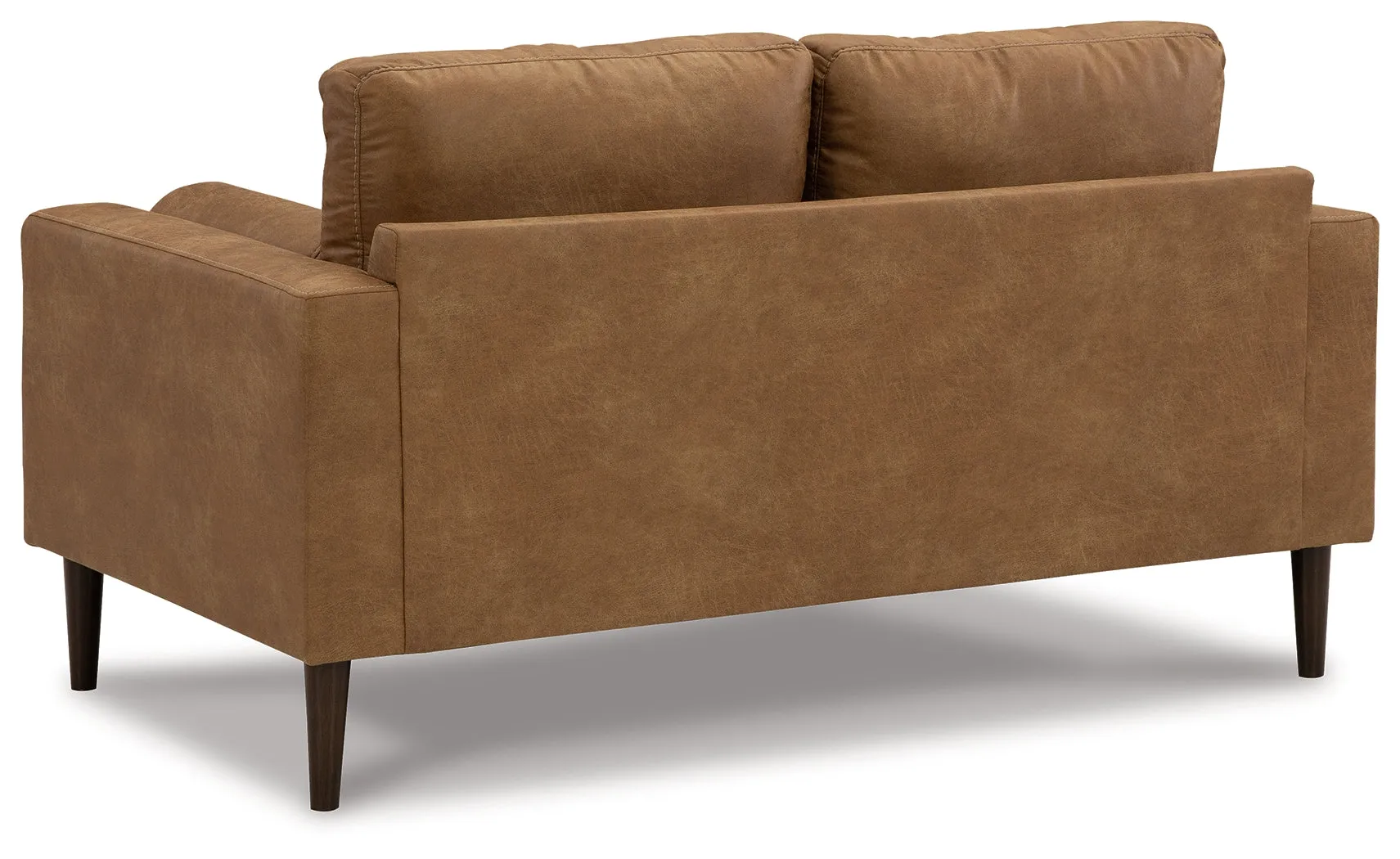 Telora Sofa, Loveseat, Chair and Ottoman in Caramel